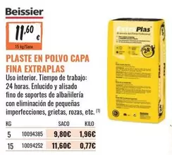 Beissier - Plaste En Polvo Capa Fina Extraplas