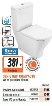 Roca - serie Gap Compacto