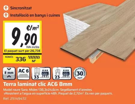Terra Laminat Clic Ac6 8mm