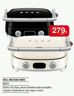 smeg - Grill Multiuso Mgf01
