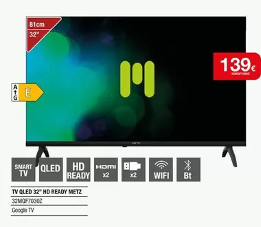 Metz - Tv Qled 32" Hd