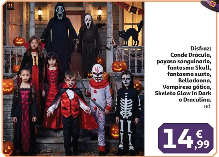 Drácula - Conde D'Acula, Payaso Sangumarinario, Fantasma Susto, Belladonna, Vampines Gogiton Olow In Dark