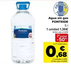 Fonteide - Agua Sin Gas