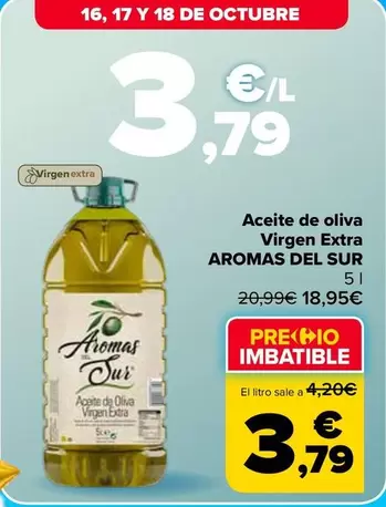 Aromas Del Sur - Aceite De Oliva Virgen Extra
