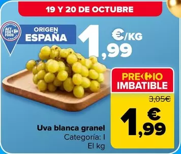 Uva Blanca Granel