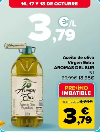 Aromas Del Sur - Aceite De Oliva Virgen Extra
