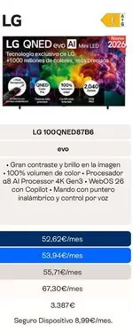 LG - TV 100" Evo AI Miniled