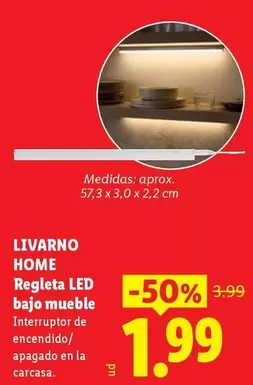 Livarno - Home Regleta Led Bajo Mueble