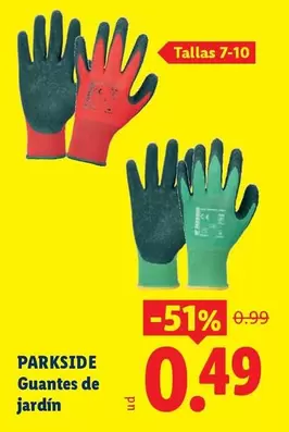 Parkside - Guantes De Jardin