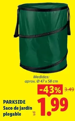 Parkside - Saco De Jardin Plegable