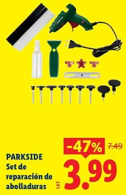 Parkside - Set De Reparacion De Abolladuras