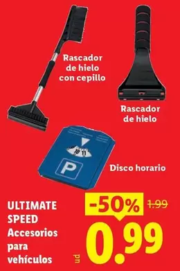 Ultimate Speed - Rascador De Hielo Con Cepillo