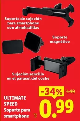 Ultimate Speed - Soporte Para Smartphone