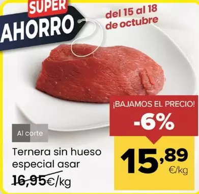 Ternera Sin Hueso Especial Asar
