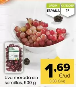 Uva Morada Sin Semillas