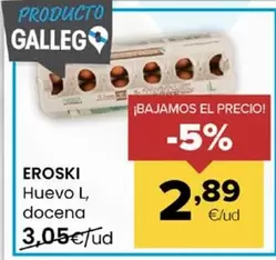 Eroski - Huevo L