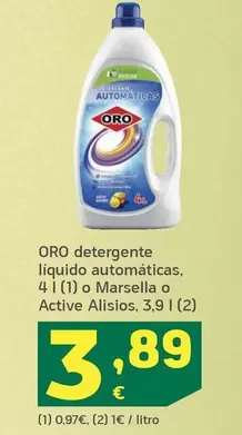 Oro - Detergente Líquido Automáticos