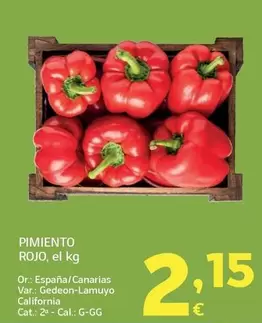 Pimiento Rojo
