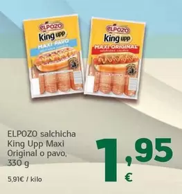 Elpozo - Salchicha King Upp Maxi Original O Pavo
