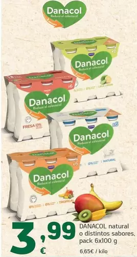 Danacol - Natural O Distintos Sabores