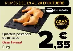 Quarters Posteriors De Pollastre Gran Format