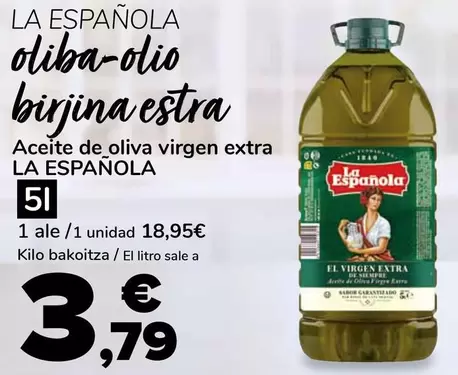 La Española - Aceite De Oliva Virgen Extra