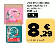 Purina - One Alimento Seco Para Gatos Defensas O Esterilizados