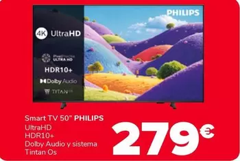 Philips - TV 50" 4K Ultra HD Smart