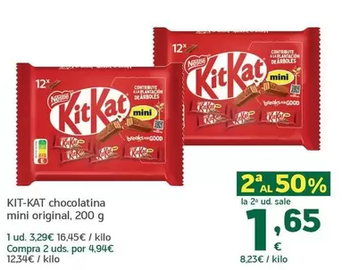Kit Kat - Chocolatina Mini Original