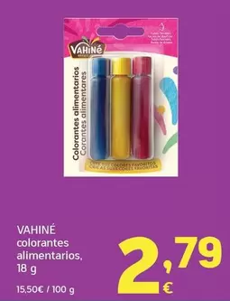 Vahiné - Colorantes Alimentarios