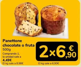 Panettone Chocolate O Fruta