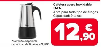 Jata - Cafetera Acero Inoxidable