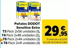 Dodot - Panales Sensitive Extra