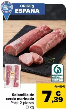 Solomillo De Cerdo Marinado