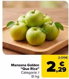 Que Rica - Manzana Golden ""