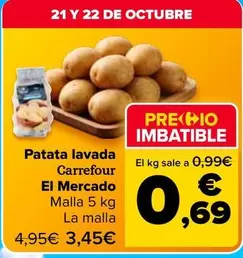 carrefour - Patata Lavada