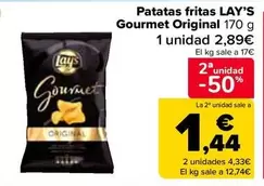 Lay's - Patatas Fritas Gourmet Original