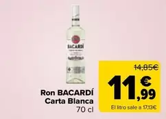 Bacardi - Ron Carta Blanca