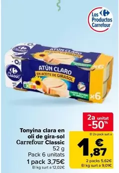 carrefour - Tonyina Clara En Oli De Gira-Sol Classic