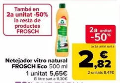 frosch - Netejador Vitro Natural Eco