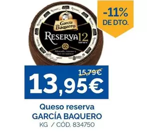 García Baquero - Queso Reserva