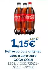 Coca-Cola - Refresco Cola Original, Zero O Zero-zero
