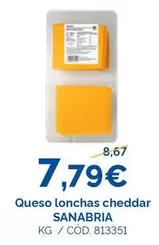 Sanabria - Queso Lonchas Cheddar