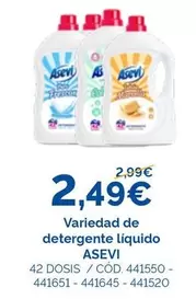 Asevi - Variedad De Detergente Líquido