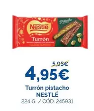 Nestlé - Turrón Pistacho