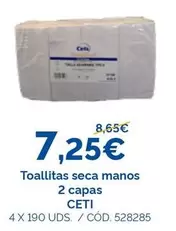 Ceti - Toallitas Seca Manos