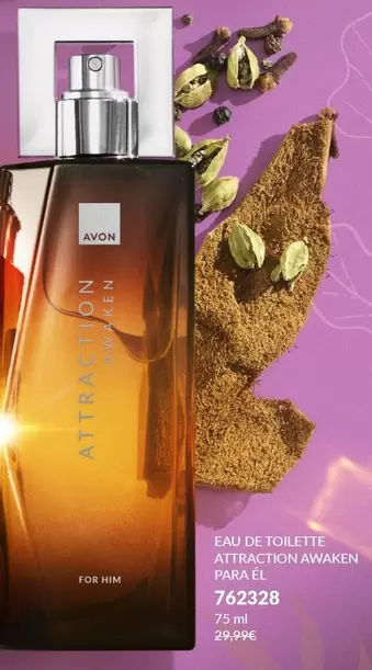 Avon - Attraction Awaken Eau De Toilette Para Él