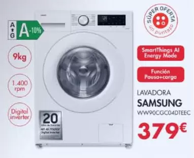 Samsung - Lavadora WW90CGC04DTEEC