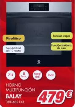 Balay - Horno Multifunción 3HD4821X3