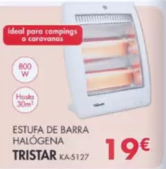 Tristar - Estufa De Barra Halógena